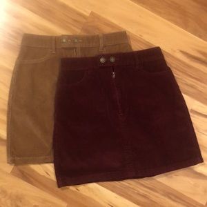 Hollister mini-skirts, ultra-high waist, size 3